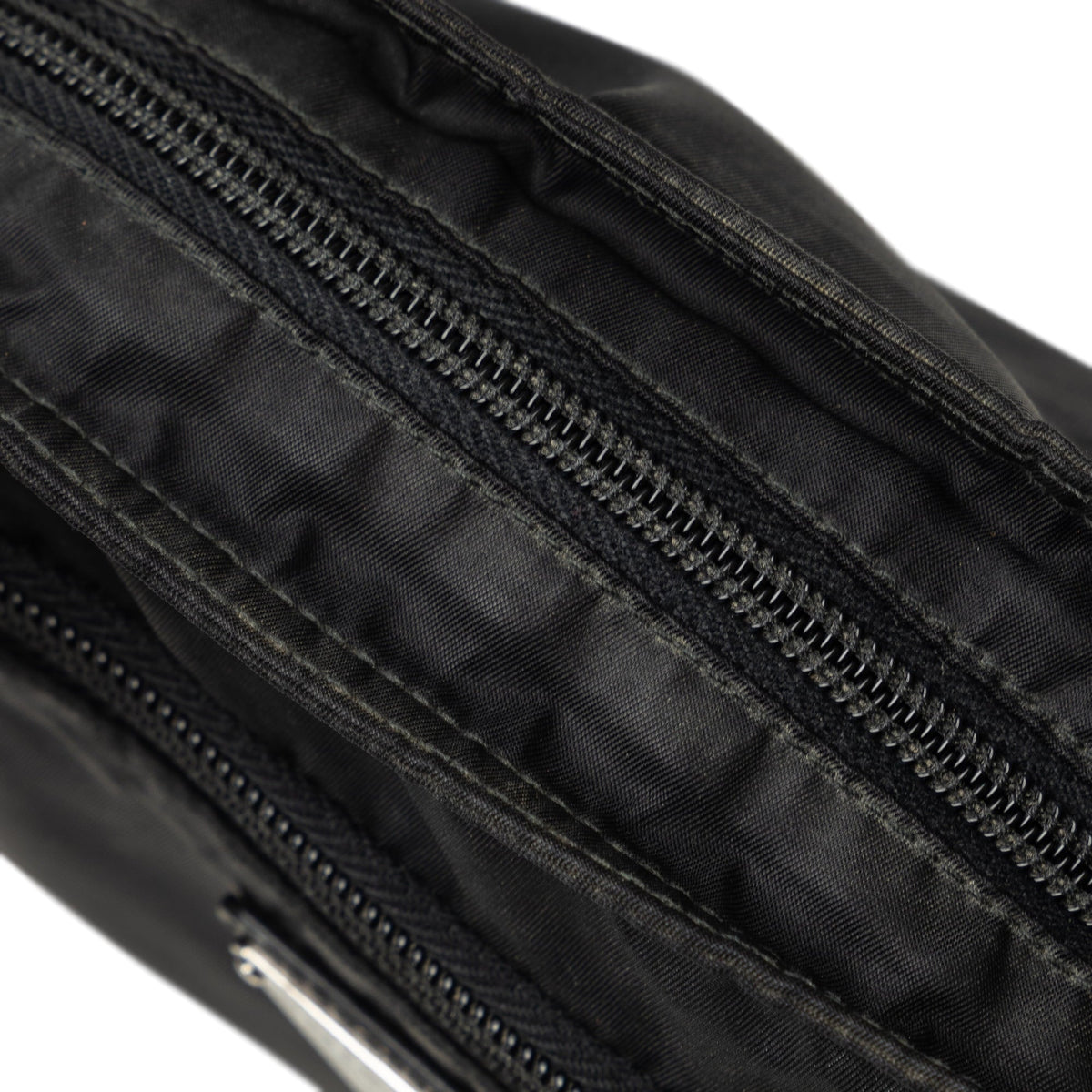 Fabric Bag Crossbody Tessuto Black Unisex Authenticated Pre-Owned Prada Crossbody Nylon (Good)