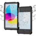 iPad Shockproof 10.9" with Screen Carrying Kickstand Protective Genetation Swivel Waterproof for Pencil Protector Case Dustproof (2022) Rugged K-Lion 10th Case Bracket Holder IP68 Underwater Strap