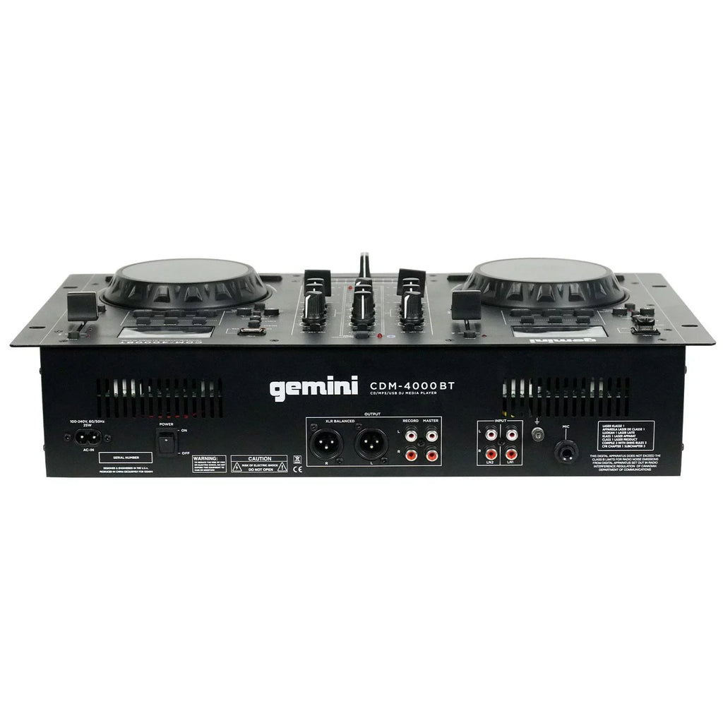 with Media AS-1500P Player Woofers & Speaker Package Active Bluetooth CD/MP3/USB Gemini DJ CDM-4000BT 15"