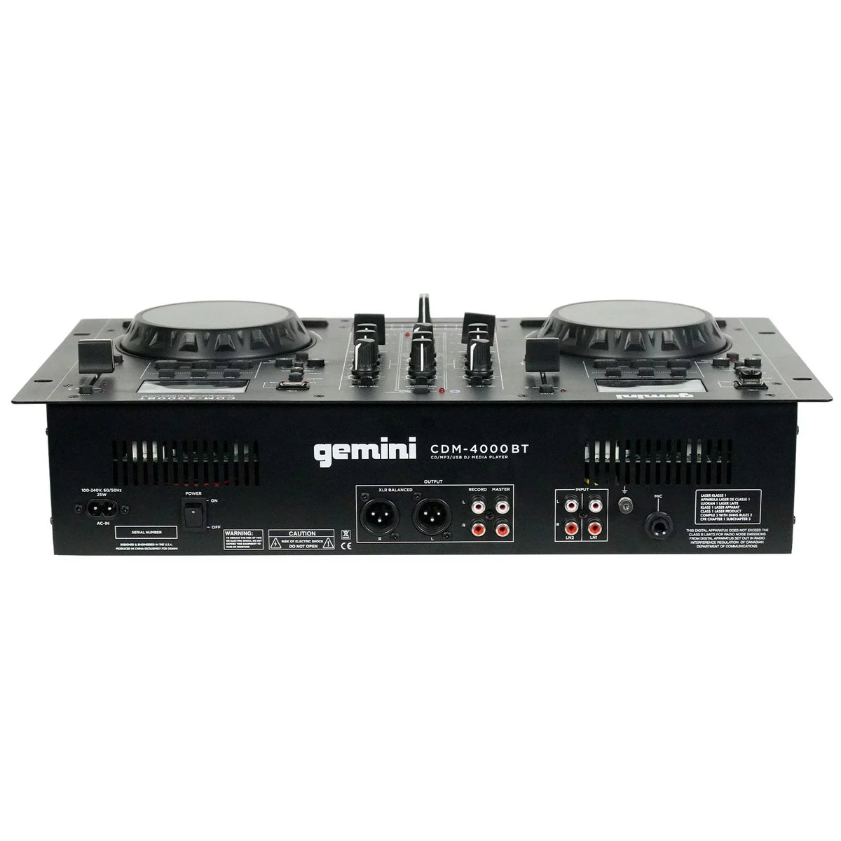 with Media AS-1500P Player Woofers & Speaker Package Active Bluetooth CD/MP3/USB Gemini DJ CDM-4000BT 15"