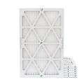 6 24-1/2 Pleated by Air x x of Pack Glasfloss. 14x25x1 Size: Filters 13 13-1/2 7/8 MERV Actual