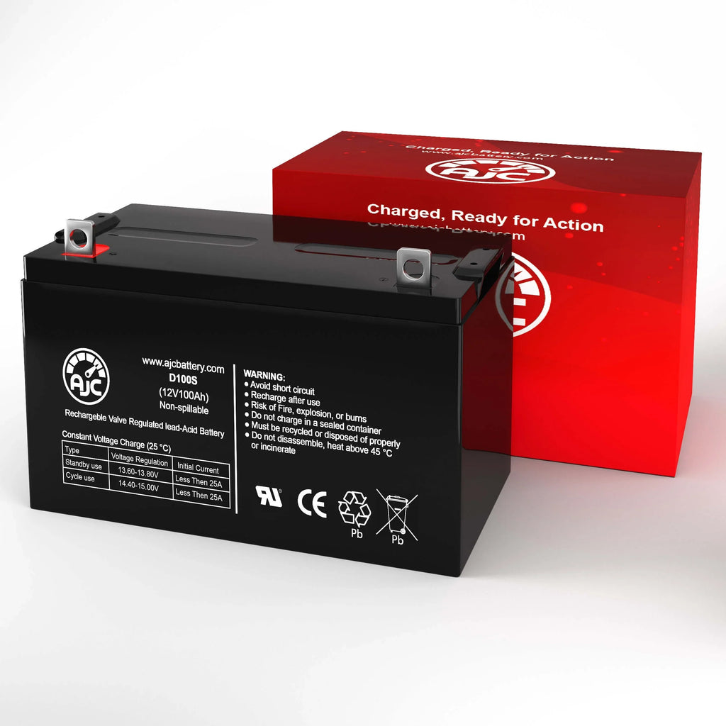 Yakea 12V Is an - Brand 100Ah Solar Battery AJC Replacement R200 This
