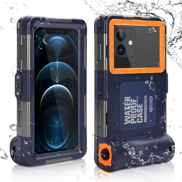 Surfing Case Axon Underwater Video Up Housing ZTE [15m/50ft] 7 UrbanX all Inch Professional Photo LCD Phones Waterproof to And Protective with Lanyard Diving Snorkeling Swimming for 6.9