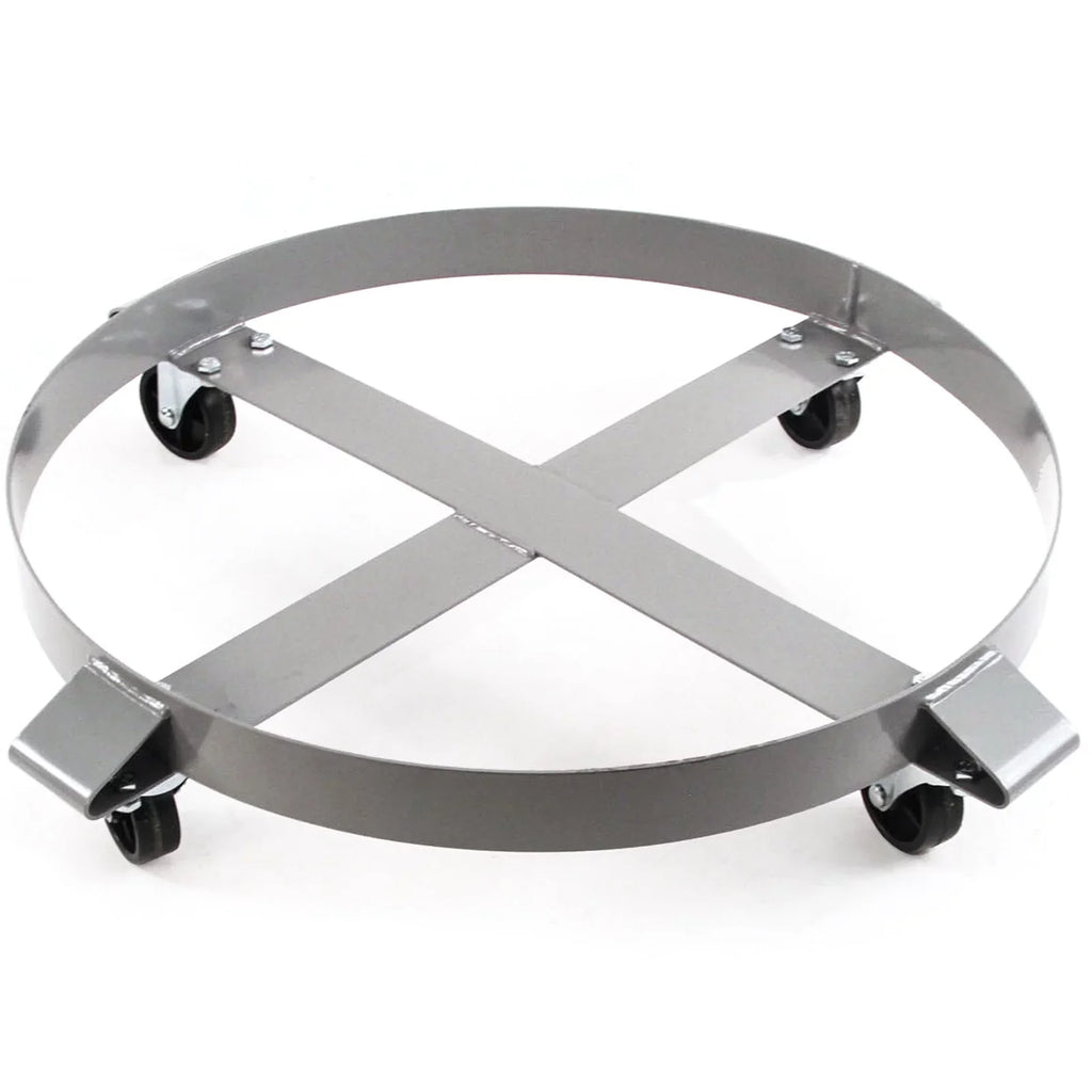 Steel Heavy Pound - Hound Duty 55 Red Auto Frame Truck Dollies Hand Tipping 1000 Gallon Drum Swivel Capacity Non Dolly Casters Wheel