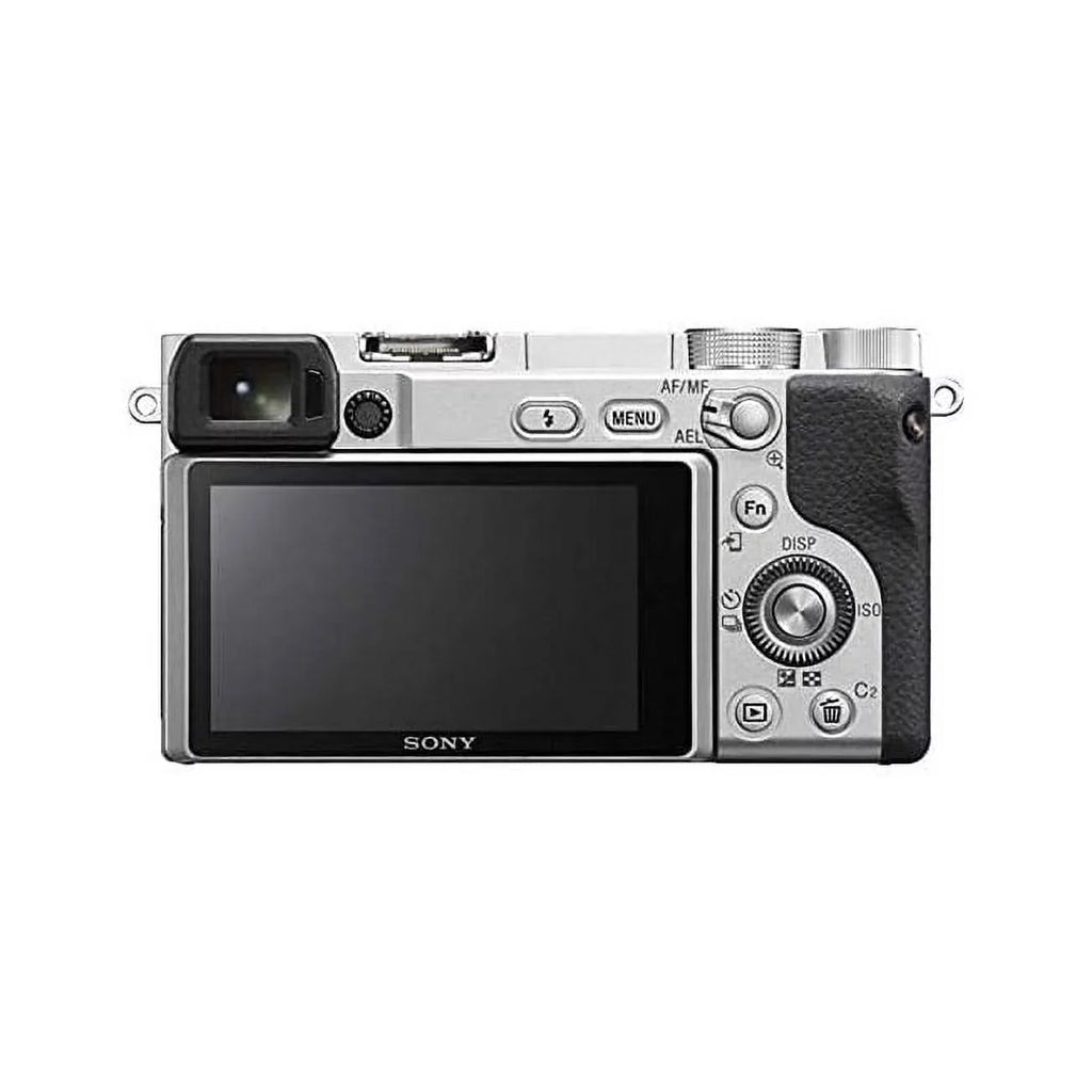 Digital Enabled, - [Body only] - NFC Mirrorless A6400 (Silver) Version Alpha and International Camera Wi-Fi Sony