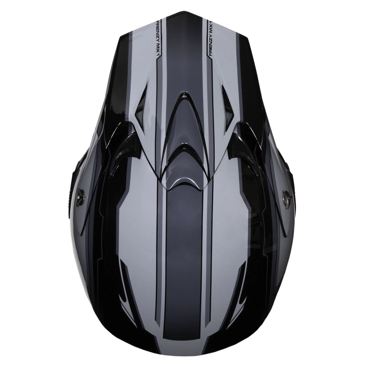 FRENZY Black-Grey, Helmet, Adult Approved, MX XL DOT