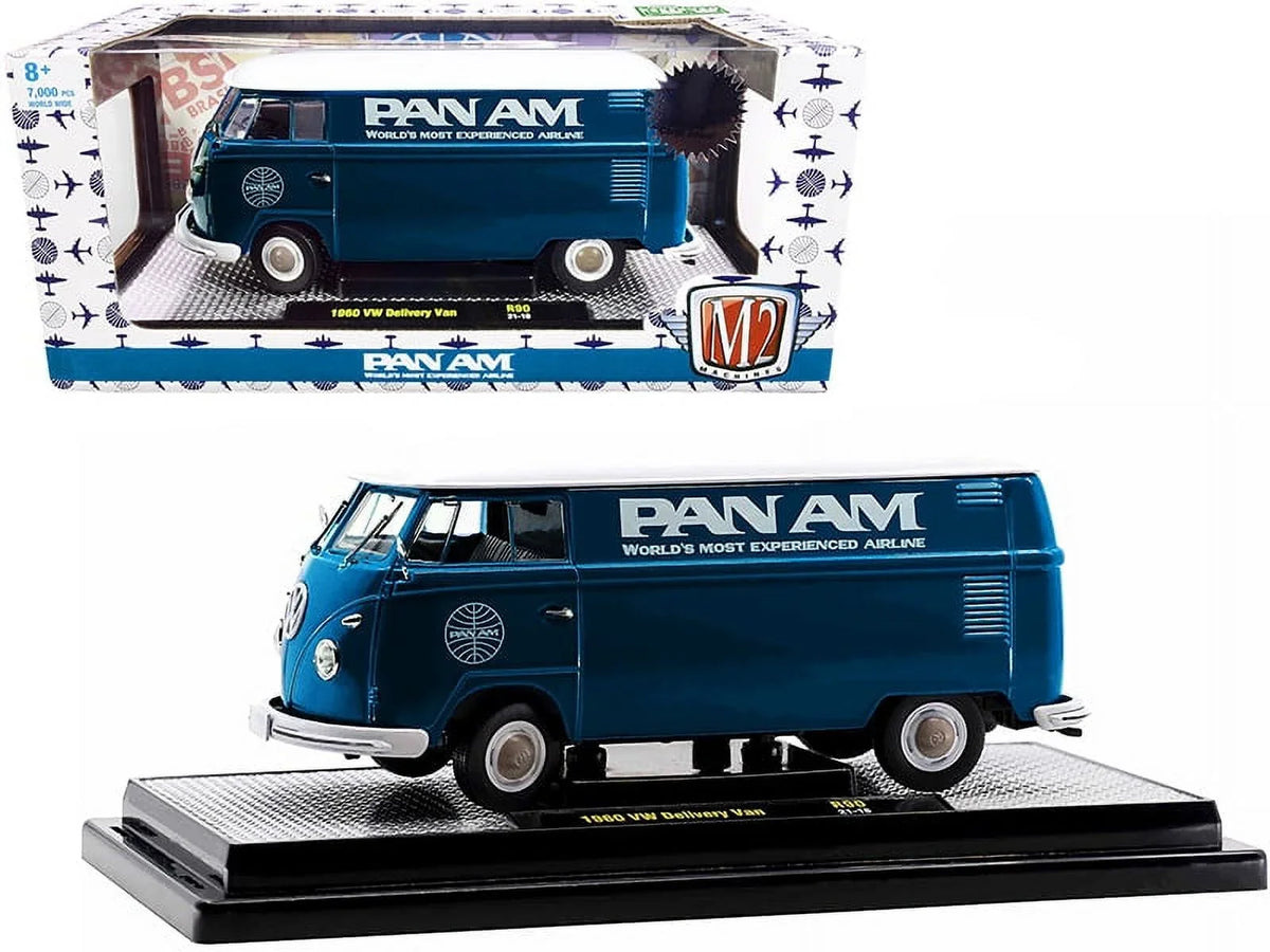 Machines Van Diecast Top White M2 Turquoise Model Limited pieces to Delivery 1/24 Am by Volkswagen Edition with 1960 Pan 7000 Worldwide