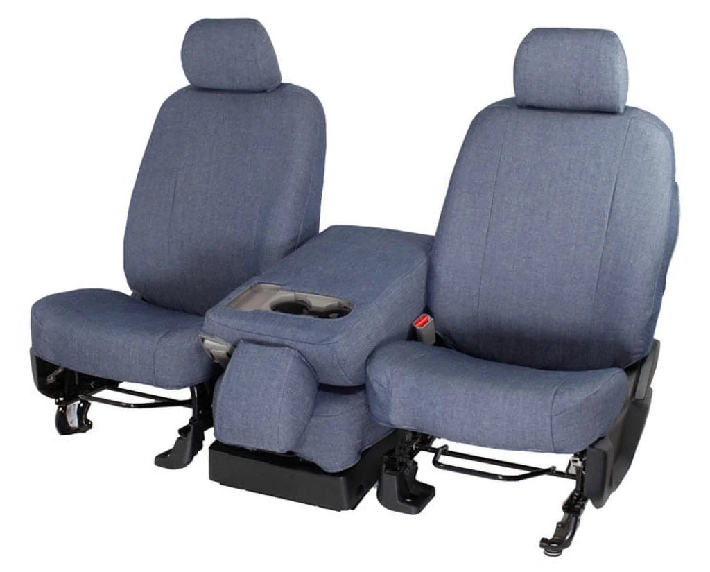 Trim KA122-04DN Smart Covers CalTrend - 2016-2019 Insert Blue Seat Denim Kia and for Sorento Center