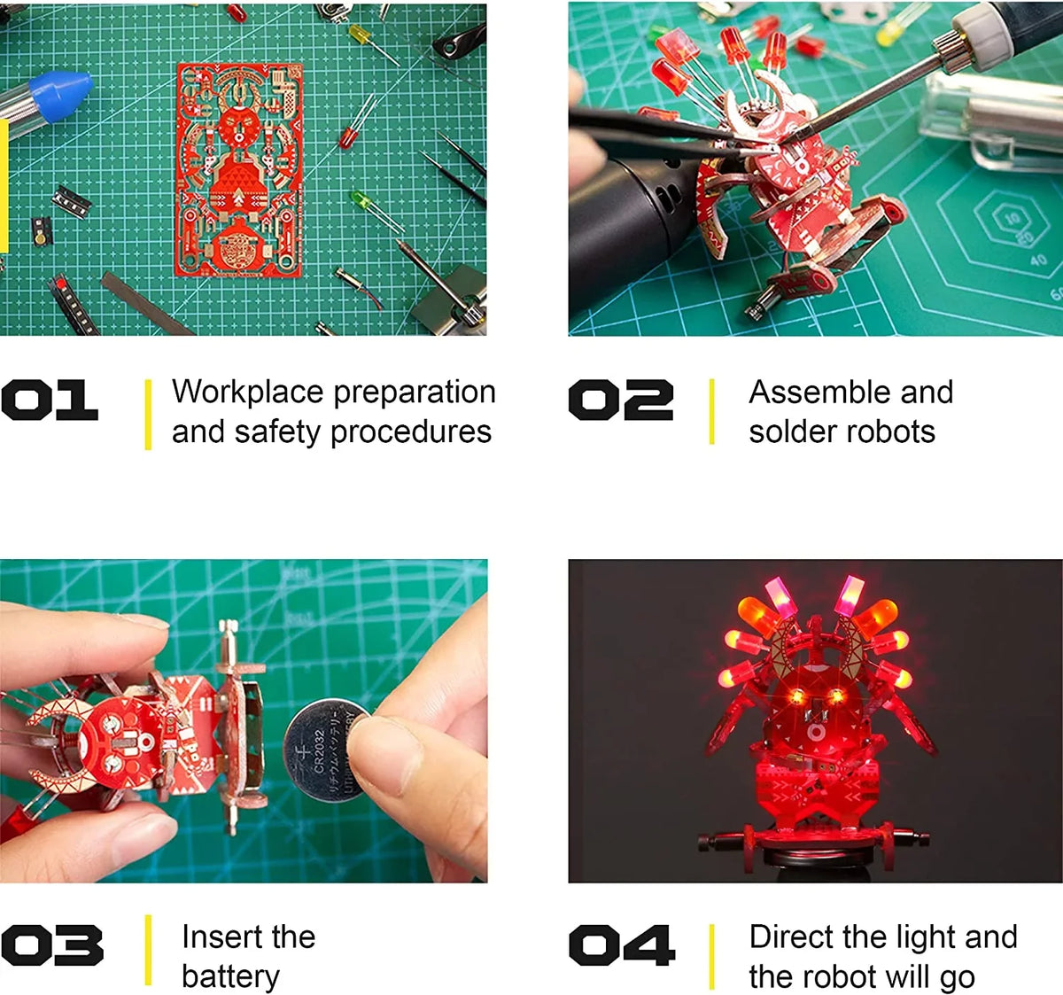 full ROBOTS Printed Boards Circuit Voodoo set 7