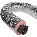 Duct QuietFlex Insulated Flex Flexible R6 25' 6"Silver
