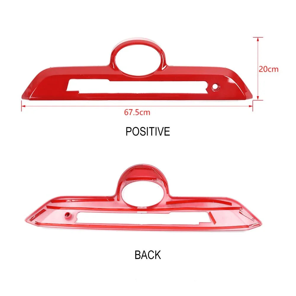 Trim 4Runner Cover Handle Frame Tailgate Bezels Red Trunk Rear Decor Teledu