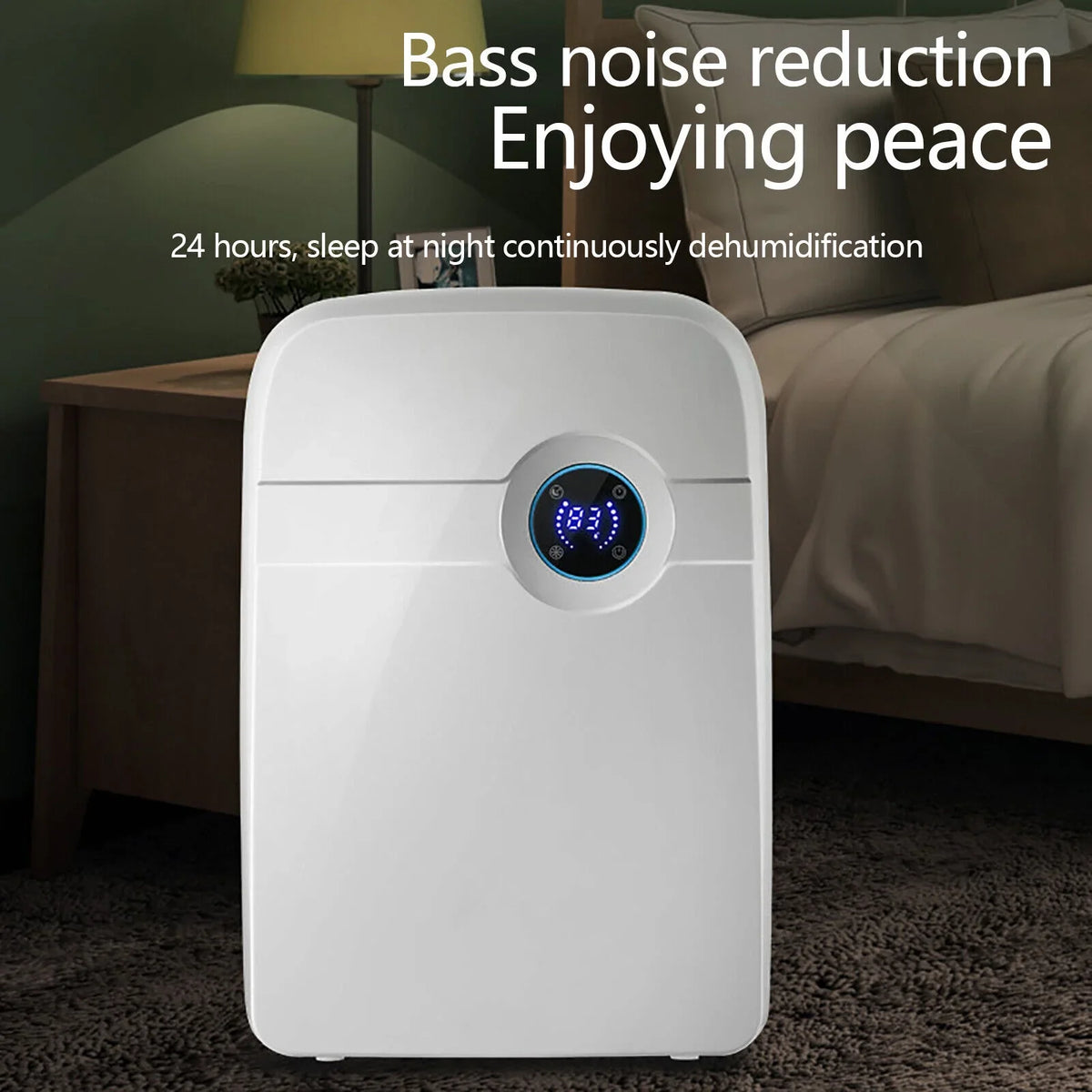 Water Tank RV for Hose ZhdnBhnos 2.5L Garage Portable Moisture w/ Compact Bedroom MIni Caravan Dryer Dehumidifier Drain