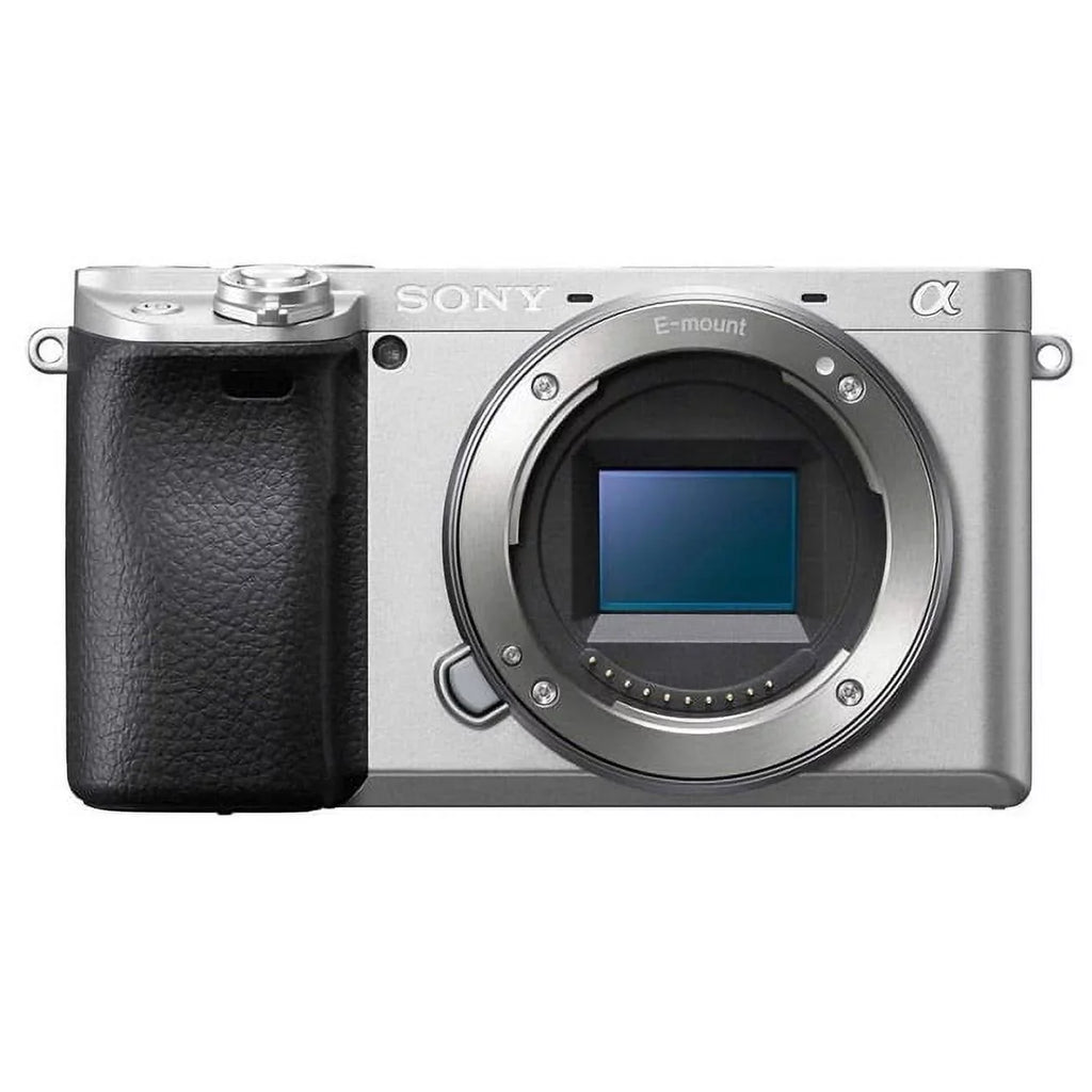 Digital Enabled, - [Body only] - NFC Mirrorless A6400 (Silver) Version Alpha and International Camera Wi-Fi Sony