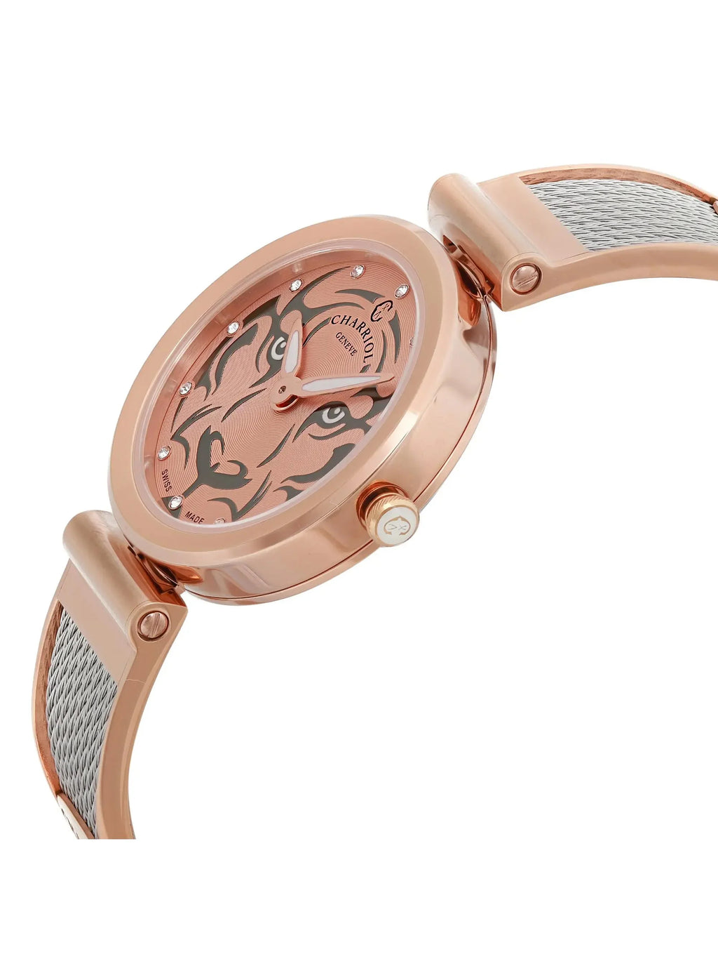 Watch Steel FE32.102.029 Tiger Ladies New) (Like Pre-owned Charriol Forever