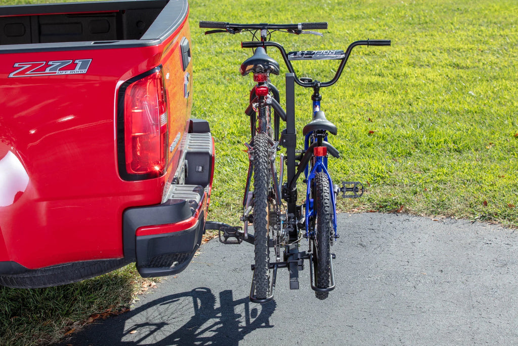 10104071 lbs. Tough Foldable Platform Rack Car Hitch-Mount Hyper 80 2-Bike Capacity