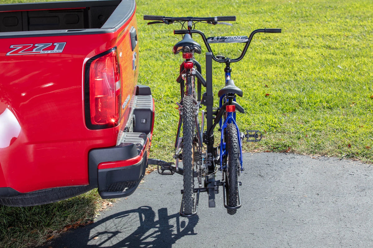 10104071 lbs. Tough Foldable Platform Rack Car Hitch-Mount Hyper 80 2-Bike Capacity