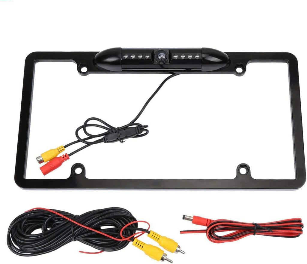 Rearview Black ALPINE Frame INEW970HD Plate for Absolute Camera License INE-W970HD Backup