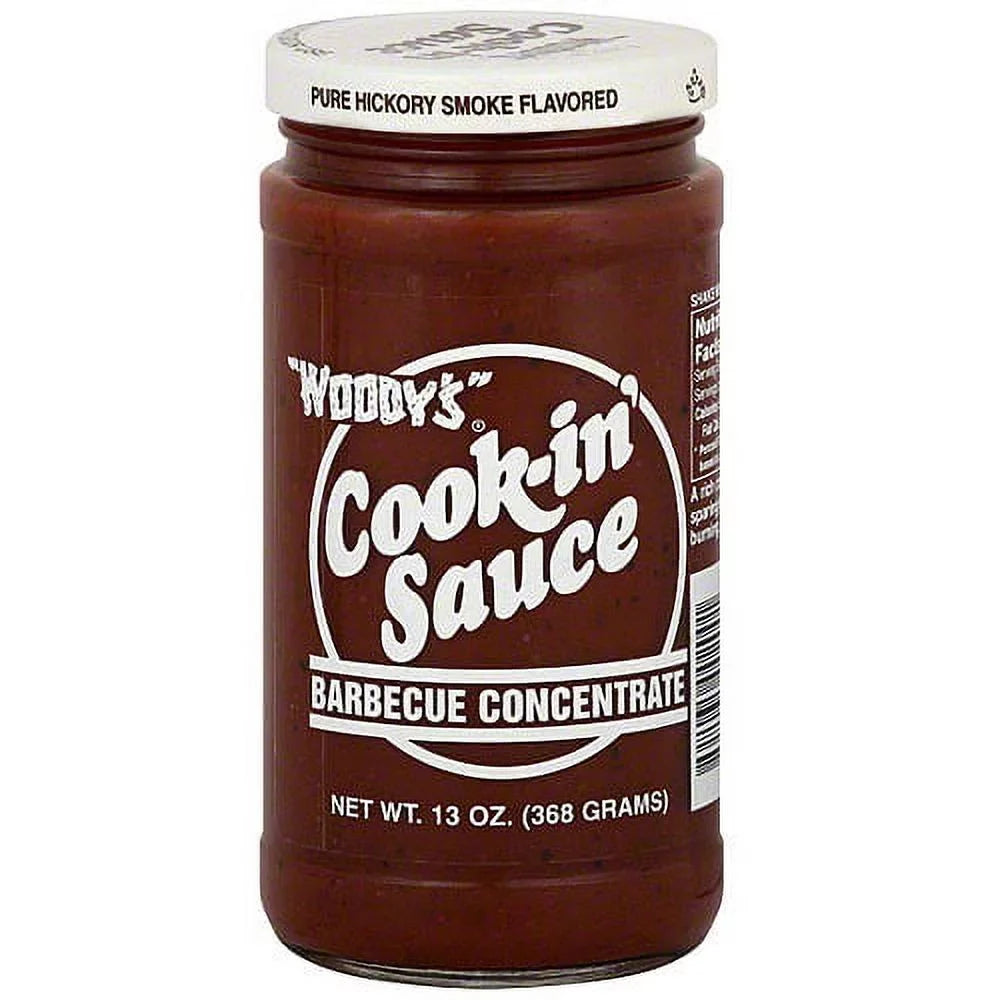 of Pure Hickory Smoke 6) Flavor oz Sauce, Woody's 13 (Pack