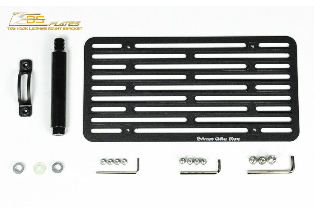 Replacement EOS Relocator Plate Front Plate Online for 2014-Present Version Mini | License Extreme 2 Cooper Bumper Tow Store Mount Tow-119-V2 Hook Bracket