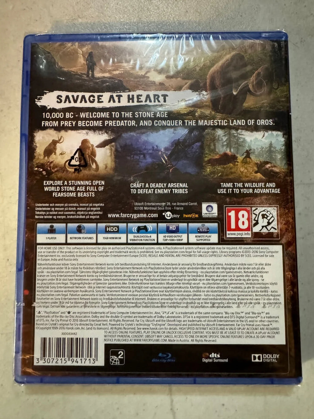 Brand New Cry PS4 Factory Sealed Primal Far