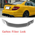 C63 W204 08-14 Wing C250 NINTE Mercedes Style Fiber Carbon Trunk Benz for Rear C300 Spoiler S