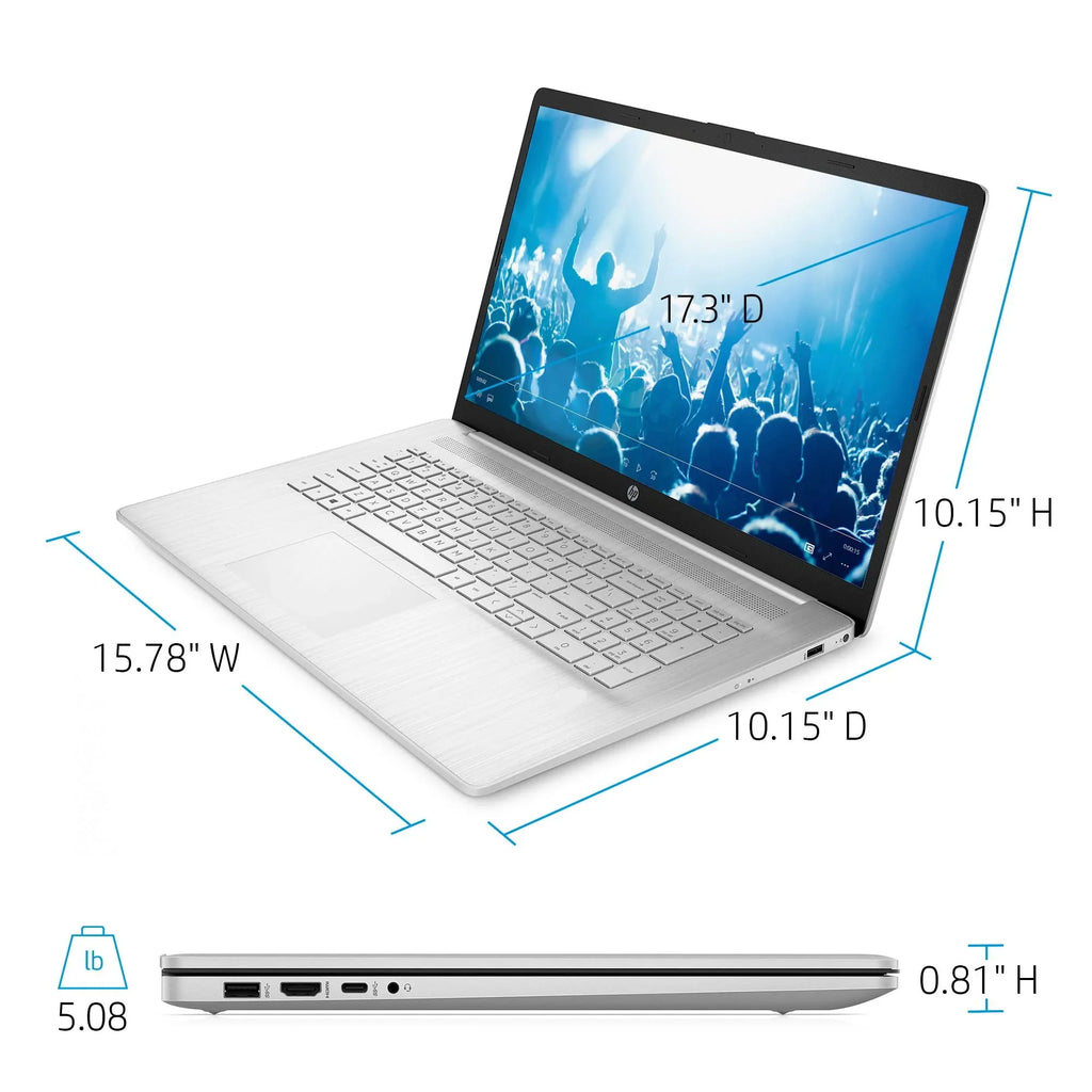 Performance 11th USB IPS | 256GB | i5-1135G7 SSD 4-Core 10 Xe | DDR4 Graphics Business | 1080) Pro Fullsize (2022) | x Intel 32GB | TLG | Laptop Keyboard 12GB HP High FHD (1920 17.3" Windows Iris