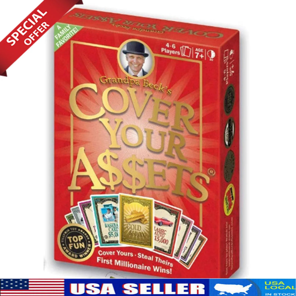 Family-Friendly Assets Collecting Toy Set Fun Card Grandpa Cover Your Becks Game