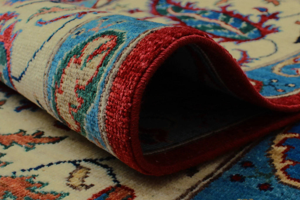 8'1" Rug, Aria Dona x Red/Ivory 9'9"