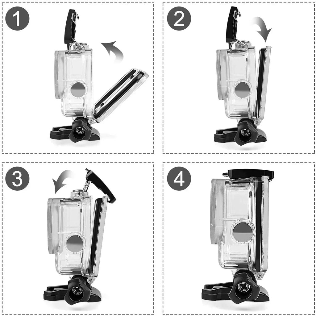 Touch 4K Super Digital Waterproof (Refurbished) Case HD Restored HERO7 ECommerce 12MP GoPro With Video Camcorder Packaging Screen Action Camera Photos + Suit Silver Housing Dive