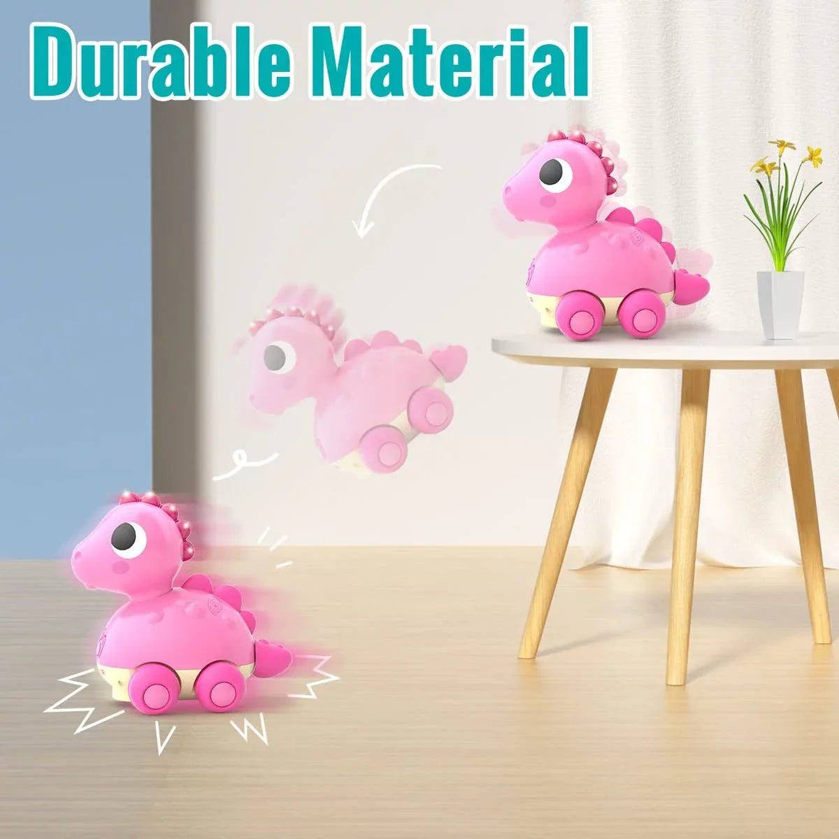 to for Dinosaur Baby 18 Baby Infant Toys Months 1 2, Touch Age Toys for Baby 1 Year Crawling Girl & for Pink Gifts 2 Musical Toys to Girl, Toys Toys - Go Months, Old Light Toy 3 12-18 12 Musical for