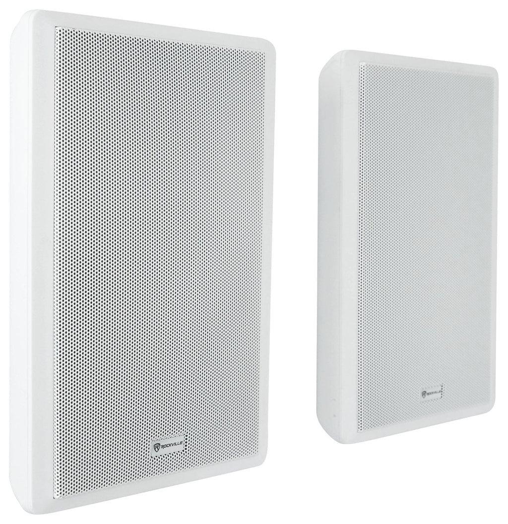 6-Zone Slim Speakers Wall JBL Restaurant/Bar/Cafe Amplifier+4 Pendant+8 White 4