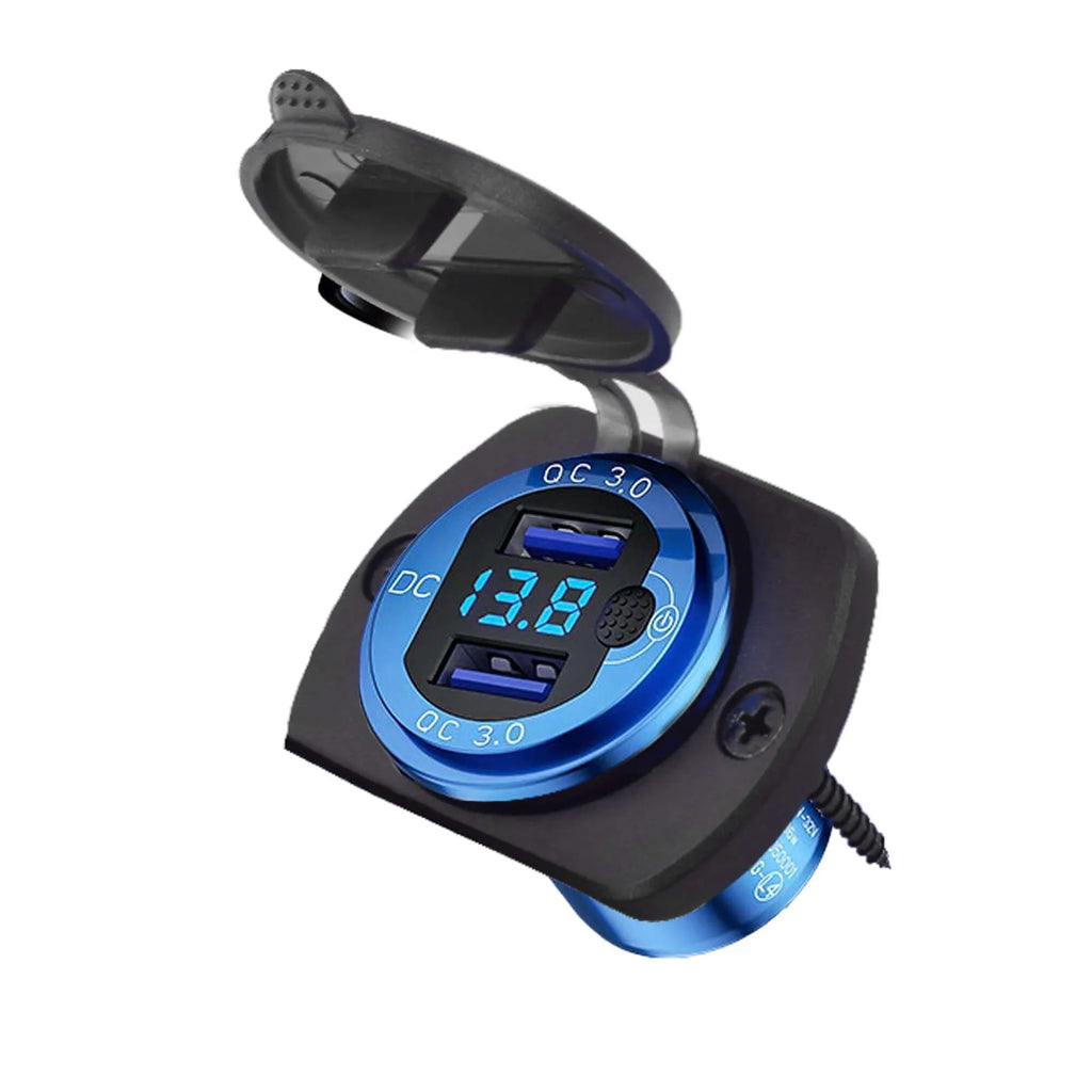 USB DC Converter, Charging, Club 1993-UP, DS Brake Car Plus NOKINS for Kit DRL, 20A Switch Light LED Deluxe