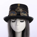Goggle Hallo with Unisex Hats Hat Gothic Punk Steampunk Top GRACEART