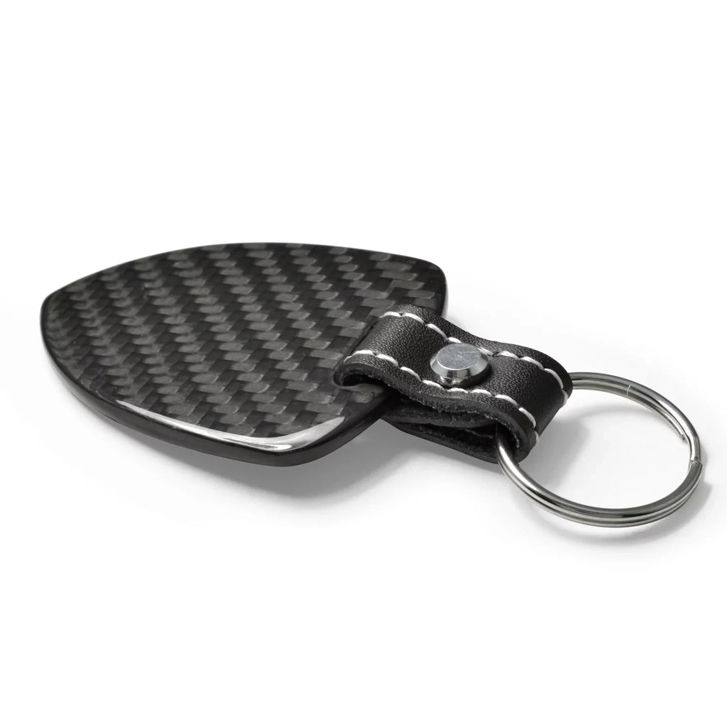 Key for R/T Real Licensed Shield-Style Carbon Charger Black Dodge Chain, Official Large Fiber Image iPick
