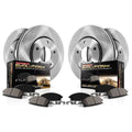 and Nissan Kit Front Sentra KOE8359 Rotor and Stop Fits Brake Stock Power 2019 Rear Replacement Pad