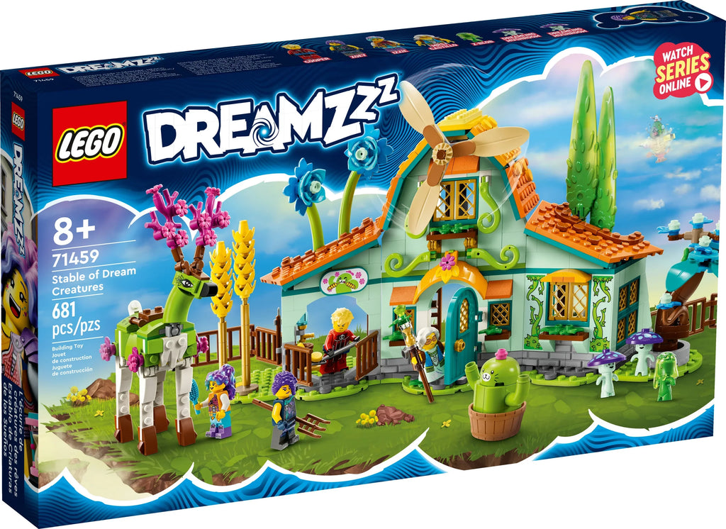 to Create Kids, Mythical Stable Forest 2 71459 Dream for Guardian, Fantasy Creatures LEGO Pegasus Options Building Year Unique of Gift or Toy DREAMZzz for Olds 8+ Flying Animal