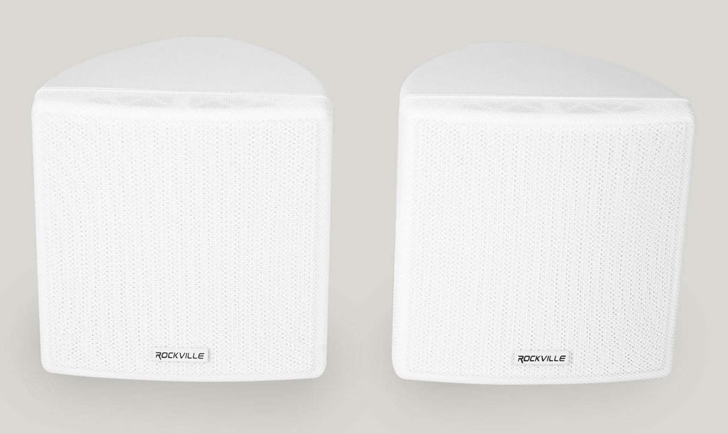 3.5" Restaurant/Bar/Cafe JBL for White Commercial Amplifier+(8) Cube Speakers