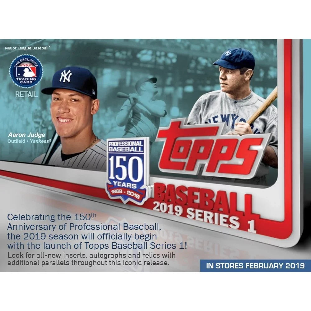 (Retail Box Cards Trading Edition) 1 Baseball Topps Relic Series 2019