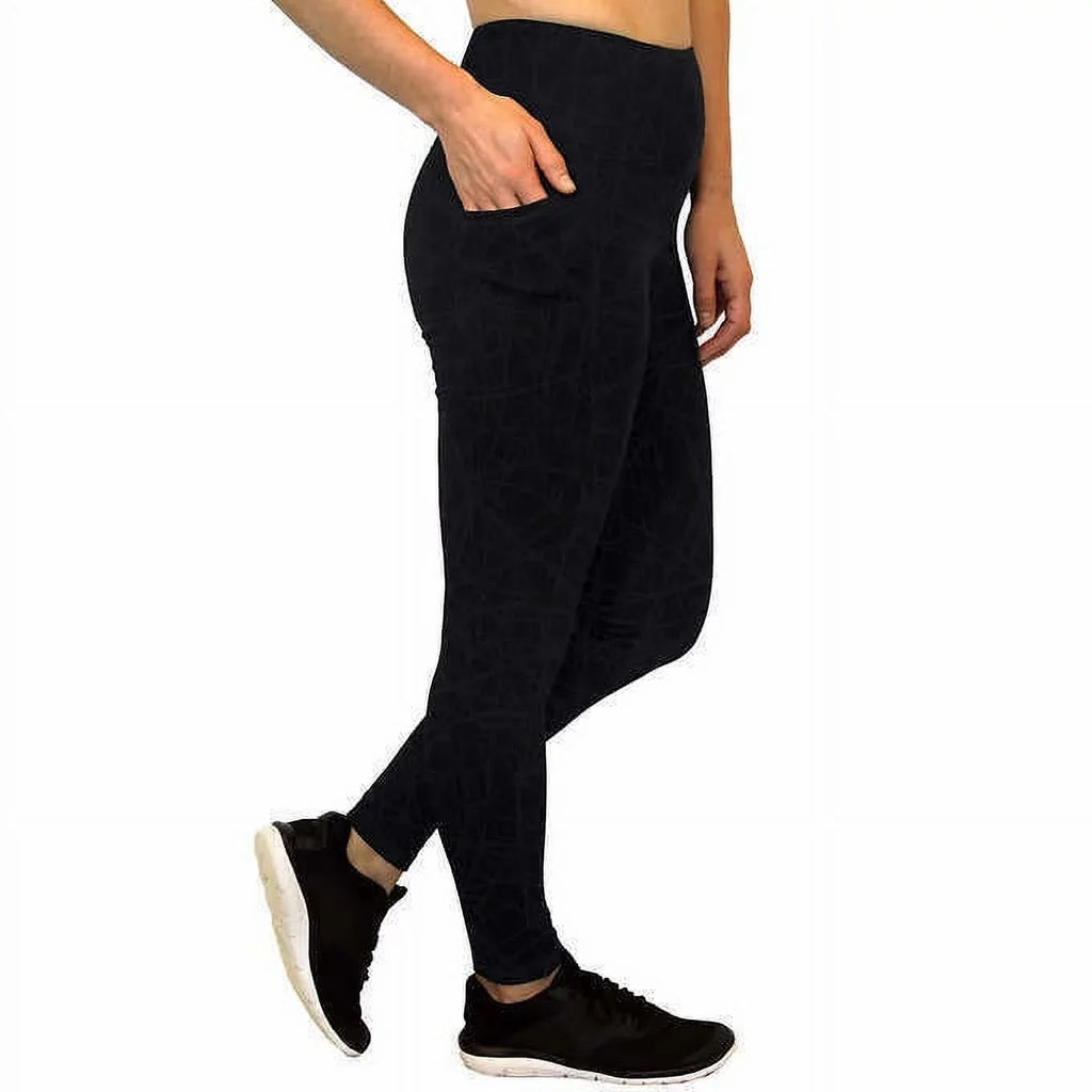 Large Black Performance Rise Spyder Tight, High Ladies'