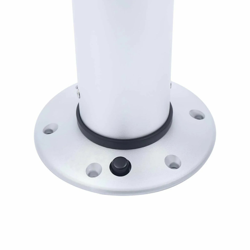 Removable Frame Mount Camper RV Pedestal Marine Base Miumaeov Alloy Aluminum Thickened Table Boat Caravan Stand for Motorhome 16.9"-29.1"Adjustable Table Leg