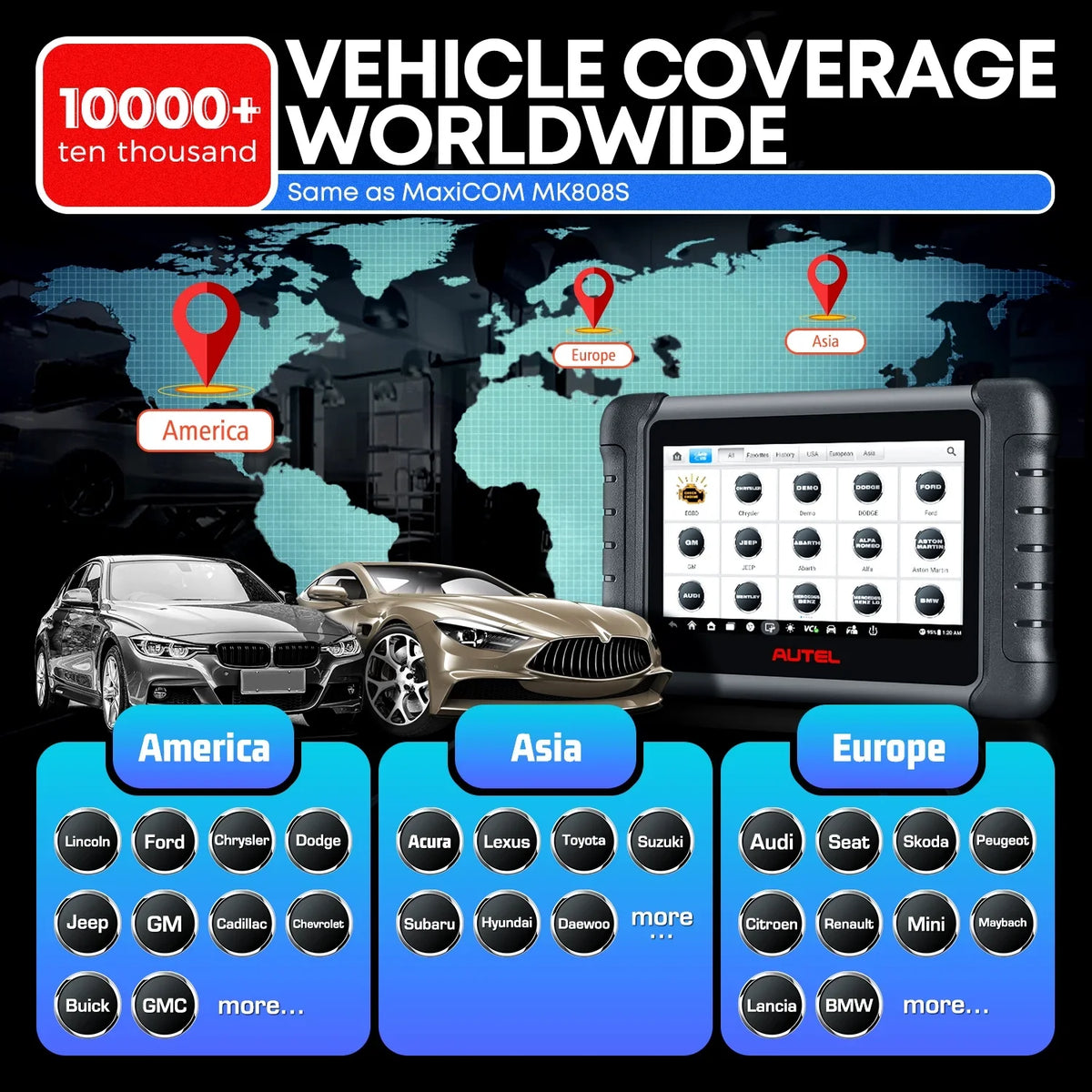 3000+ 4GB All Android MK808Z same Tool 11 Year System MX808S FCA MaxiCheck Scan, 64GB MK808S with Bidirectional 4-Core RK3566 2 OE Autoauth Diagnostic Update, & Autel as