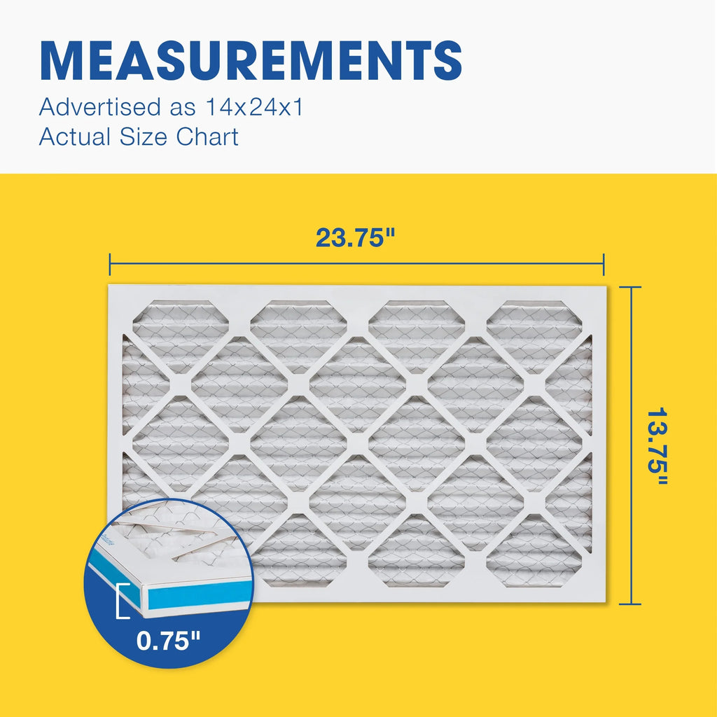in Box Made Air 14x24x1, Filter, Aerostar of MERV the 14x24x1 Pleated 13, 6, USA