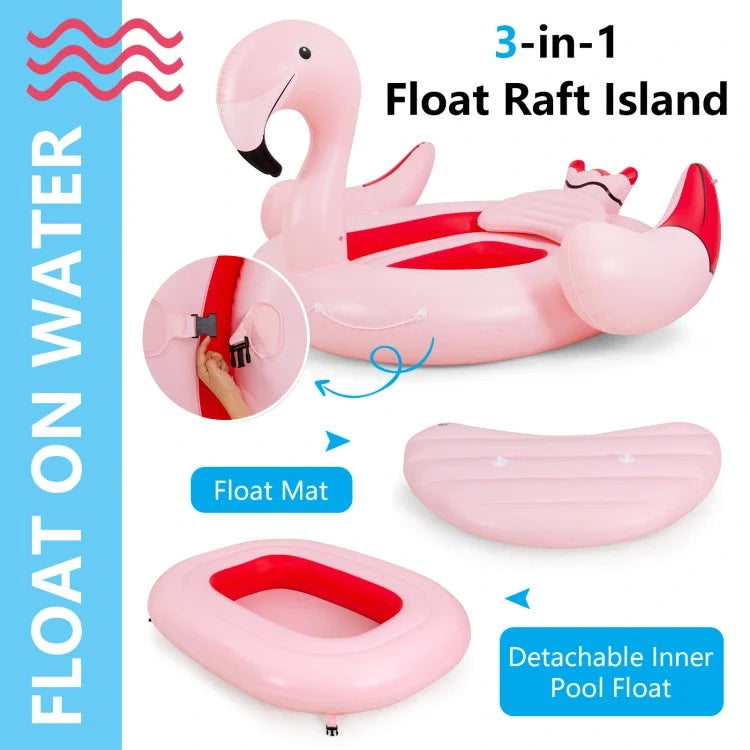 6 and Flamingo People Pool 6 River for Floating Island Cup Inflatable Holders with