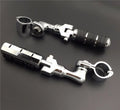 Sportster /Kawasaki VN1500 Harley For HTT-MOTOR Regular VN900 with Pegs 3 Chrome Clamps Rocket VN2000 1.5" Angled 1-1/2" VN400 1200/Triumph Footrest Foot Short XL 883 Vulcan