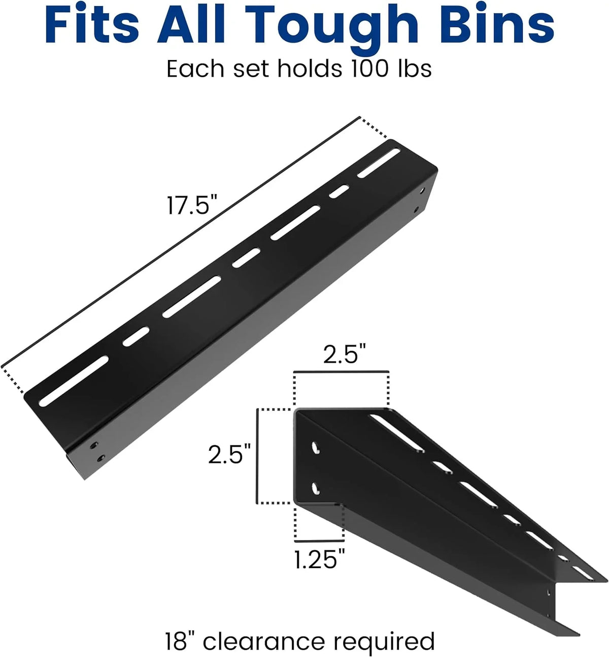 LIHONG Ceiling Garage Storage Hooks Storage Rack, Most Racks, Tote 4 System, Bins, Bin Supports Adjustable Organization Sets, Rails, Overhead 2 Storage