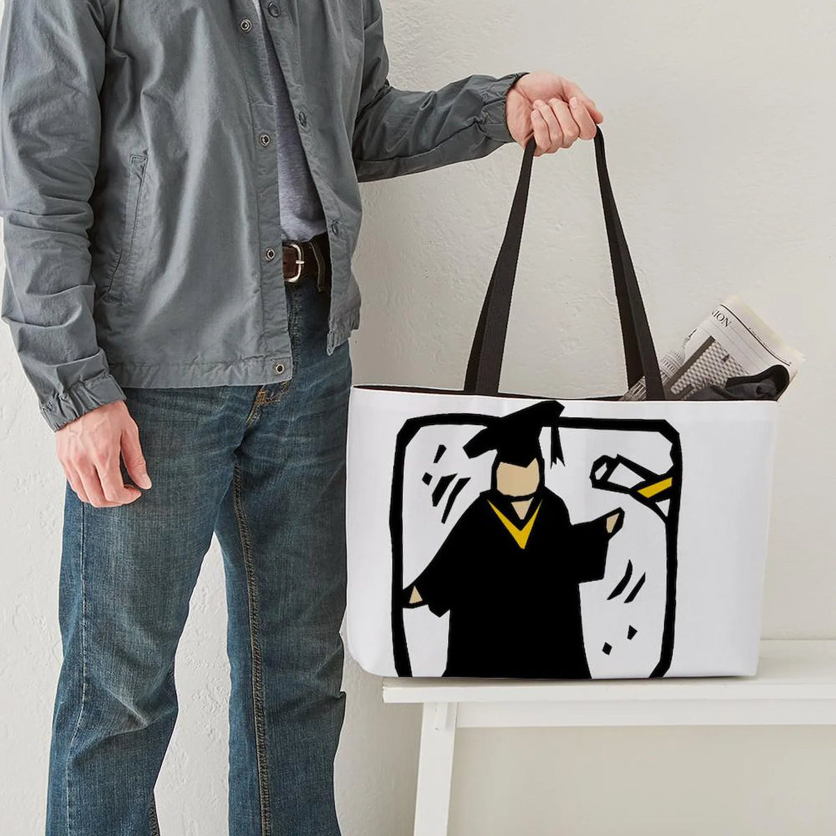 Weekender CafePress Graduate Tote Graduation Diploma Receiving - - Large