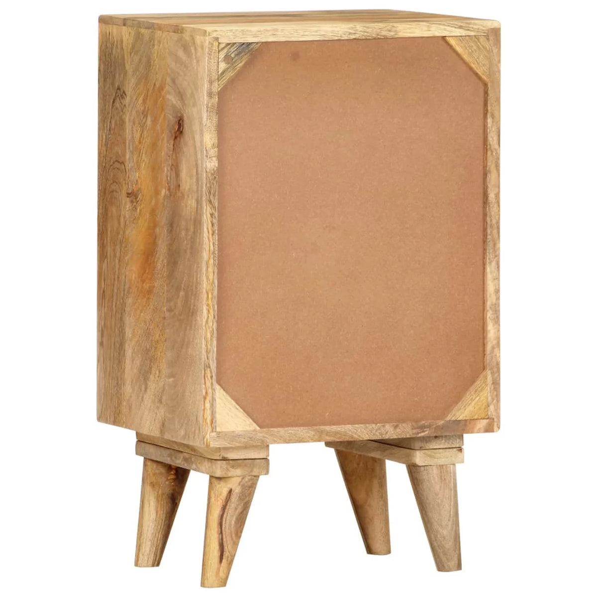 14.2"x11.8"x23.6" Cabinet Bedside Mango Dcenta Solid Wood
