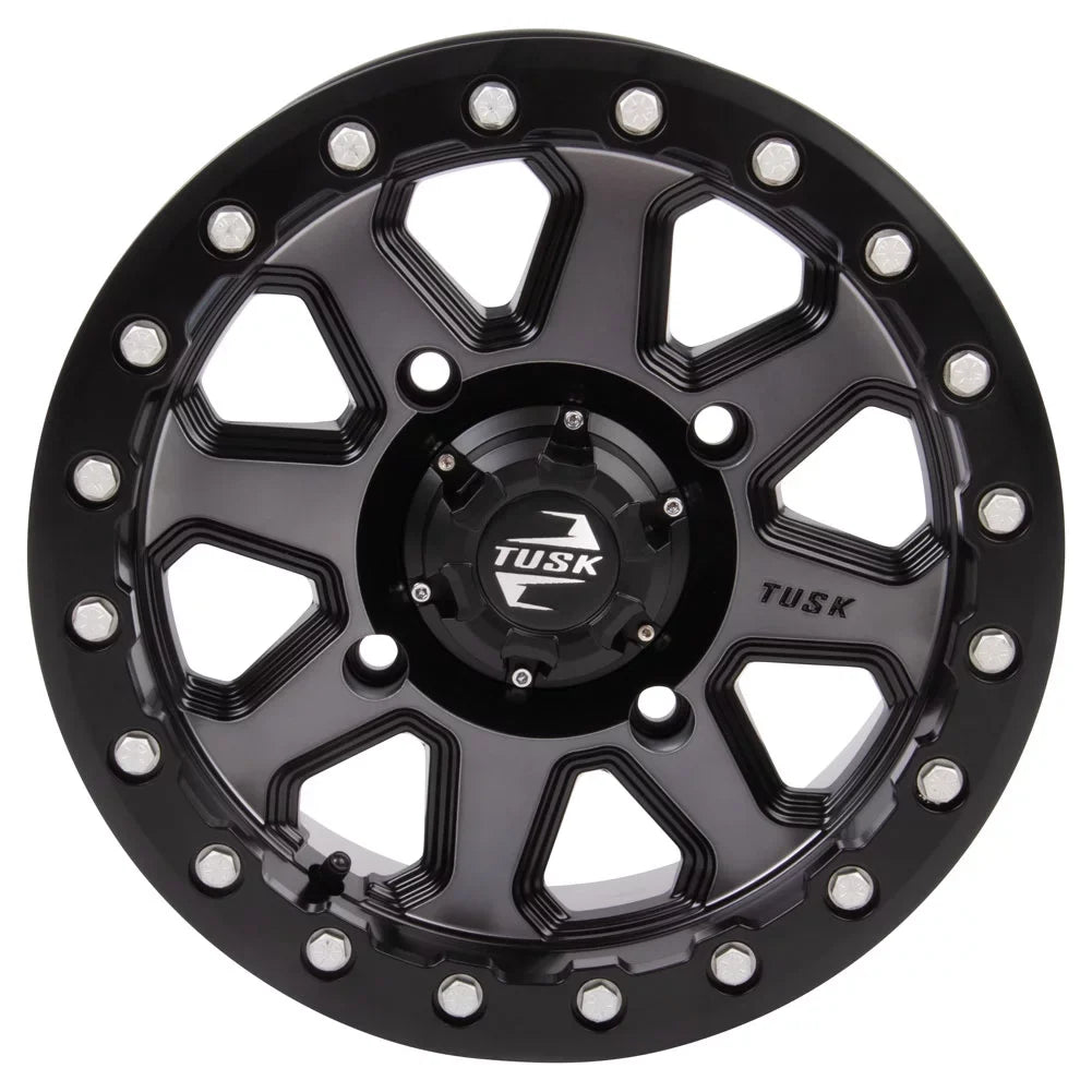 2022 Wheel 1000 For Gunmetal/Black 5.0 Uinta R-Spec 2 Wolverine RMAX Tusk YAMAHA 4/156 2.0 14x7 + Beadlock