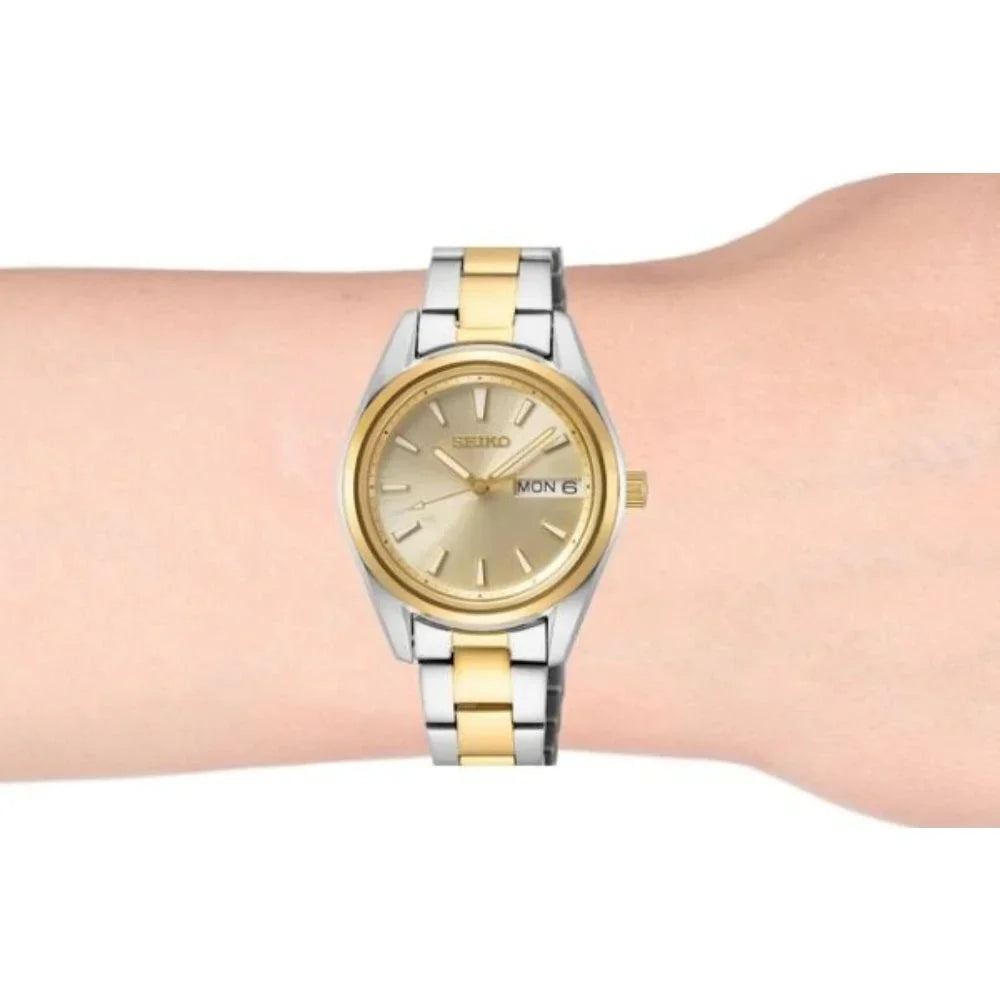 Seiko Classic Watch Ladies Dial Gold SUR354P1 Quartz Neo Two-tone