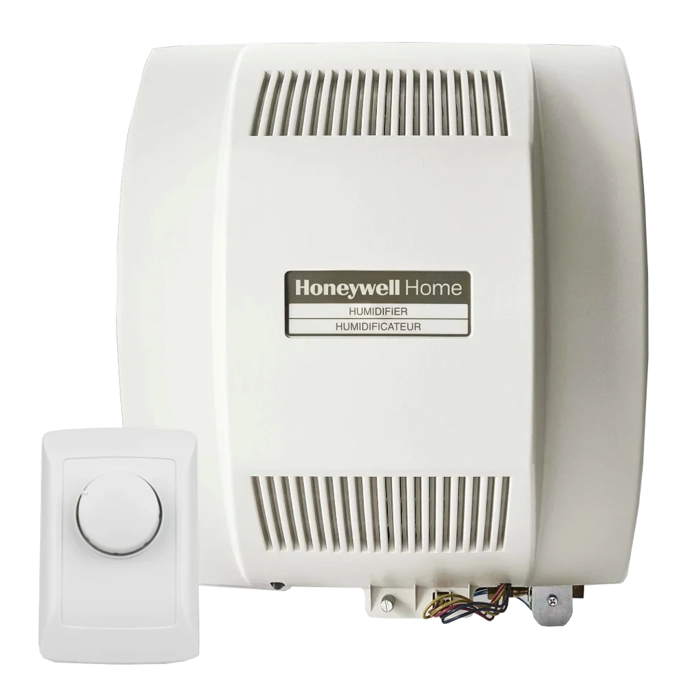 and Flow-Through Fan-Powered Honeywell HE365A1000 Humidifier Humidistat